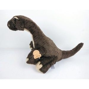 Animal Adventure Dinosaur Brontosaurus Plush Stuffed Animal Toy Brown 2020 New